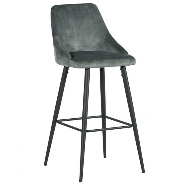 Chaise de bar Lou gris