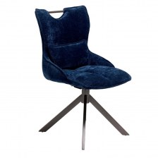 Chaise bleue tournante BIORG